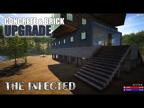 CONCRETE & BRICK upgrades | TWISTED BASE | The Infected Gameplay | S3 EP15