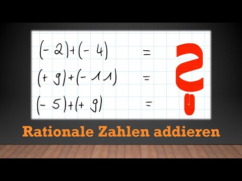 Rationale Zahlen und ganze Zahlen addieren | Mathe einfach erklärt!
