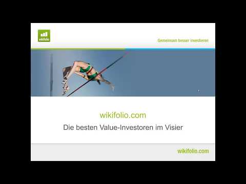 Die besten Value-Investoren im Visier I wikifolio-Webinar vom 24.5.2018