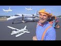 Blippi Flies in a Private Jet | Airplanes for Kids with The Airplane Song Blippi Flies in a Private Jet | Airplanes for Kids with The Airplane Song