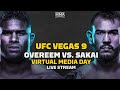 UFC Vegas 9: Alistair Overeem vs Augusto Sakai Virtual Media Day Live Stream - MMA Fighting