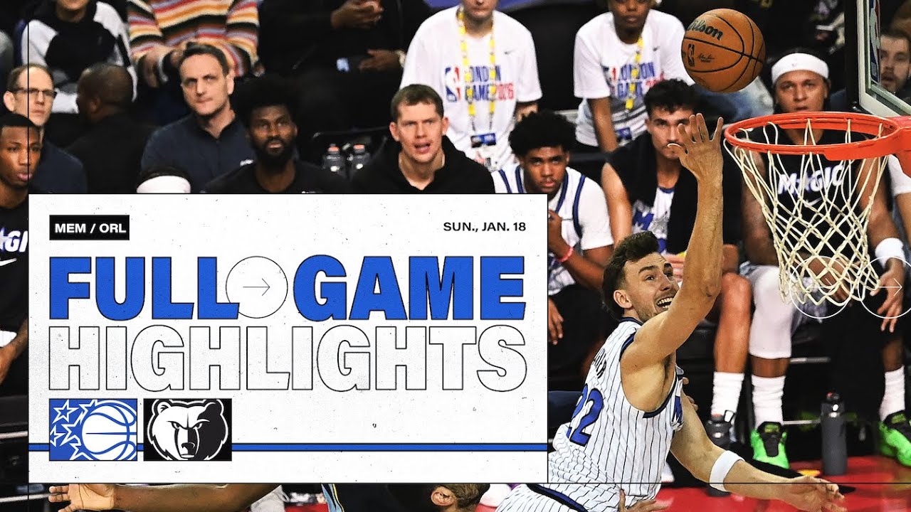 FULL GAME HIGHLIGHTS: ORLANDO MAGIC VS. MEMPHIS GRIZZLIES 1.18.26