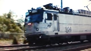 preview picture of video 'Abandoned Building with Amtrak Train'
