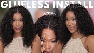 NEW! PRE-STYLED FINGER COILY WEAR GO GLUELESS Wig for BEGINNERS | PRECUT & PRE PLUCKED