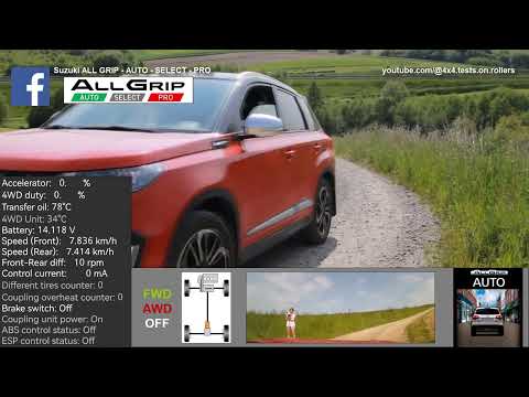Dirt & stone road - AUTO mode - Suzuki Vitara  All Grip Select - @4x4.tests.on.rollers ​