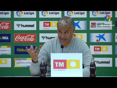 Press conference  Sergio Pellicer Elche CF vs Malaga CF (2-0)