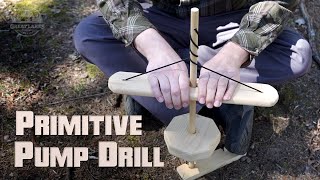 Making Fire with Primitive Pump Drill - Explanation and Demonstration