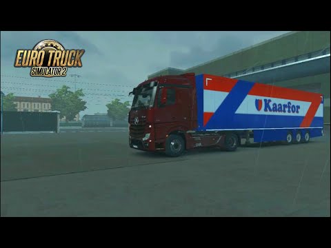 ETS2 Road Trip#27 | Mercedes NewActros Transporting Used Plastics from Budapest to Szeged