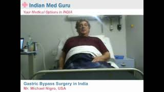 Mr. Michael Nigro, USA patient video testimonial India