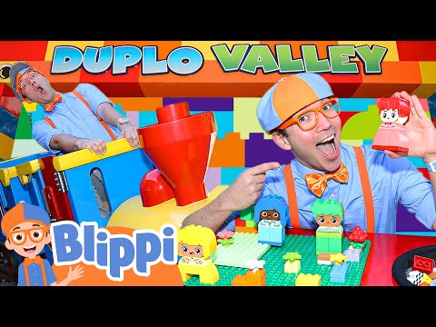 Blippi Visits LEGOLAND® DUPLO® VALLEY! | Blippi Field Trips | Building LEGO DUPLO | Learning #AD