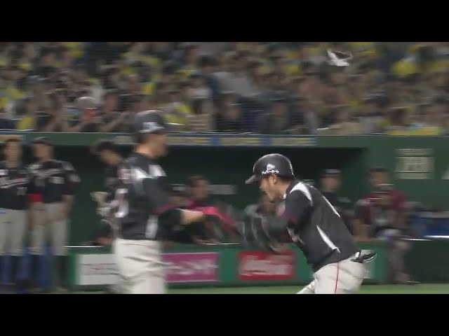 【4回表】マリーンズ・柴田 移籍後初ホームランは同点弾!! 2017/5/13 F-M