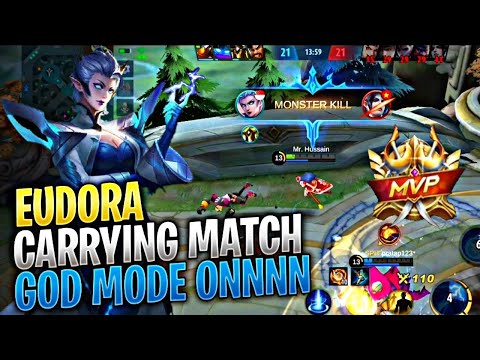WOW ! EUDORA AS A CARRY HERO ? | REVAMPED EUDORA GAMEPLAY #7 | MR HUSSAIN