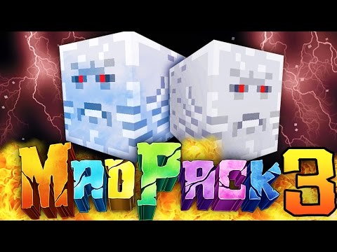 Minecraft MAD PACK 2: "END OF THE WORLD!" Episode 3 (Ghosts, Pandora's Box, Full moon)