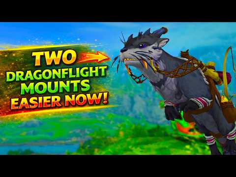 These Two Dragonflight Mounts Are Now MUCH Easier to Obtain! - Patch 12.0.1 WoW Midnight Pre-patch