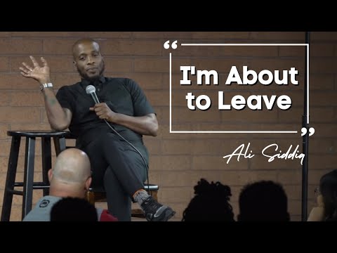 I'm About to Leave | Ali Siddiq Stand Up Comedy