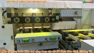 Tinh hoa công nghệ | Máy phay khoan Cnc 4 trục 16 dao 2 bàn Woodmaster