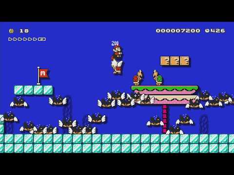 SMB3 The Lost Ice Levels Remix by Adell - SUPER MARIO MAKER - NO COMMENTARY 1bi