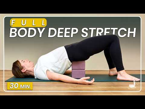Deep Relaxation with Yoga - Yin Yoga Full-Body Stretch Using Props