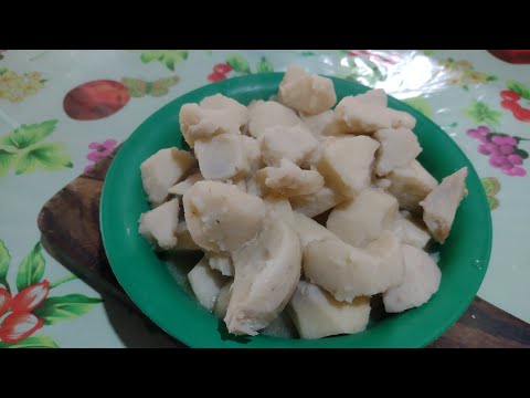 Como fazer inhame cozido sem baba