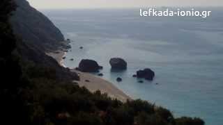 preview picture of video 'Megali Petra beach @ Lefkada island (Greece)'