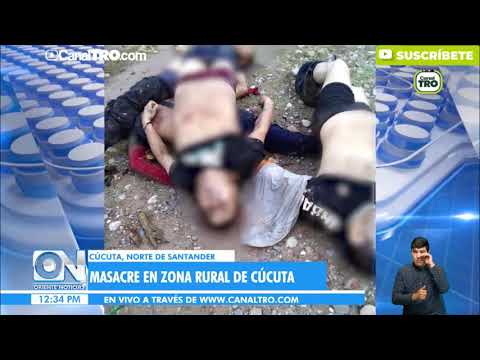 Massacre in rural Cúcuta, Norte de Santander