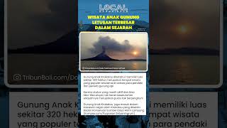 Gunung Anak Krakatau Seluas 320 Hektar Jadi Destinasi Penelitian dan Wisata Alam Meski Tetap Aktif