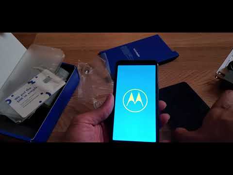 Motorola Moto e6 unboxing For Free! (Visible Wireless)
