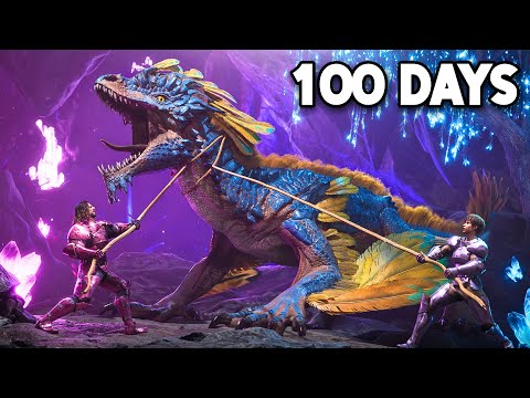My Wife and I Spend 100 Days In Modded ARK Aberration! [Part 1/2]