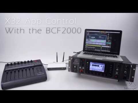 Behringer X32 App With BCF2000 Fader Control (Full Setup Guide X32 EDIT PC/Mac)