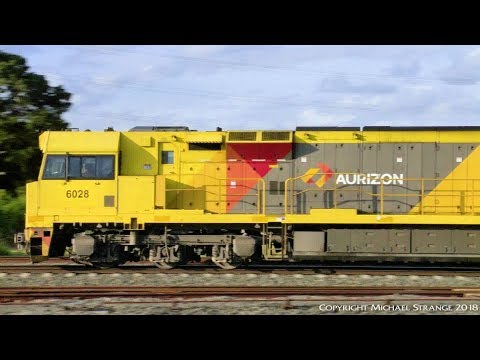 Aurizon (QRN) MP1 Container Train - PoathTV Australian Railways