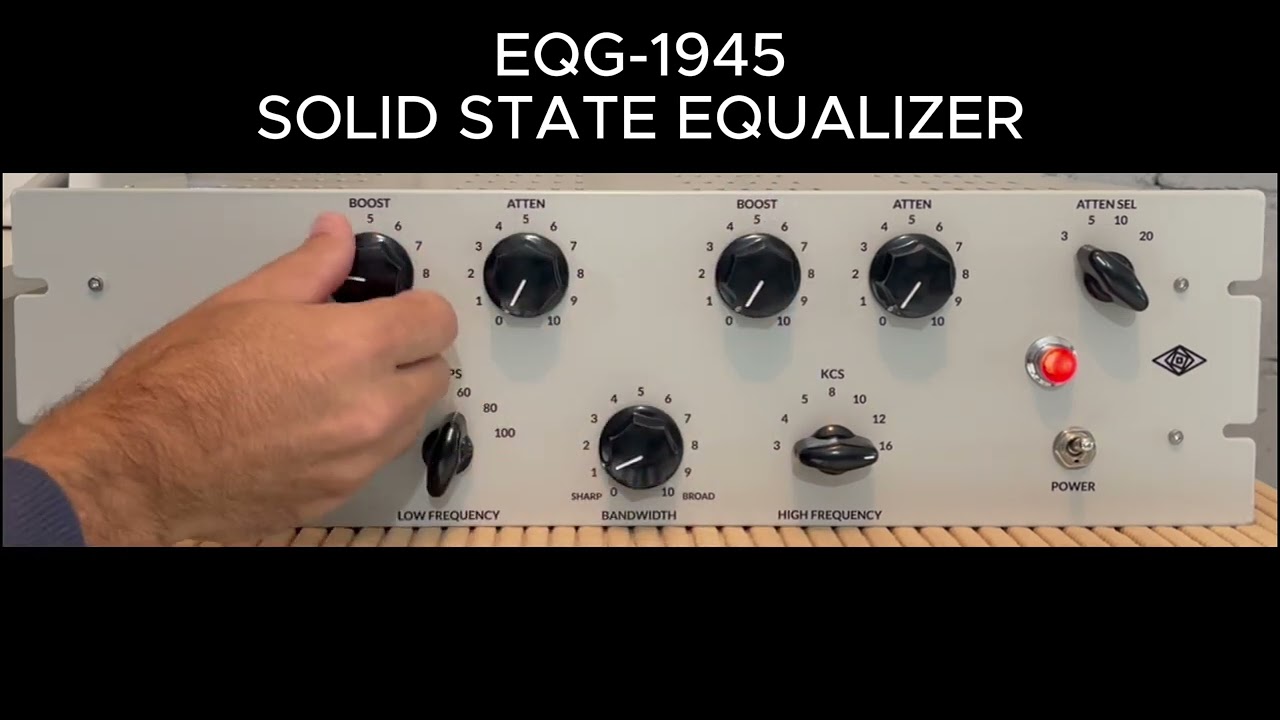 Equalizador Solid State EQG-1945 inspirado no Pultec EQP-1A