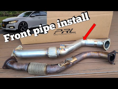 PRL 3" Front Pipe 2018-2021 Honda Accord 2.0t | Installation, Cold Start & Revs