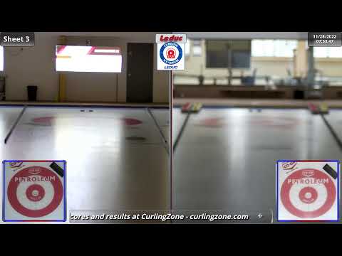 Strouse/Casper vs. Kalk/MacAlpine - Draw 6 - Curling Stadium Alberta Curling Series Doubles