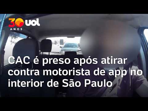 CAC é preso após atirar contra motorista de aplicativo durante briga de trânsito em Americana (SP)