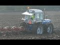 Ford County 1184 TW Ploughing w/ 6-Furrow Kverneland Plough in Muddy Soil | DK Agriculture