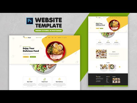 How to Design a Business Website Template Adobe Photoshop Tutorial Speed Art Grafix Mentor