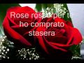 Rose rosse..  Massimo Ranieri. (Letra en Italiano)