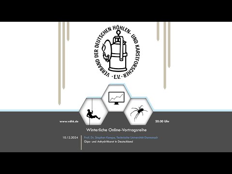 VdHK Vortragsreihe - Gips- und Anhydritkarst in Deutschland