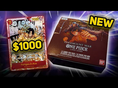 BANDAI’S GOD SET IS HERE! Opening NEW Paramount War Booster Box! One Piece TCG