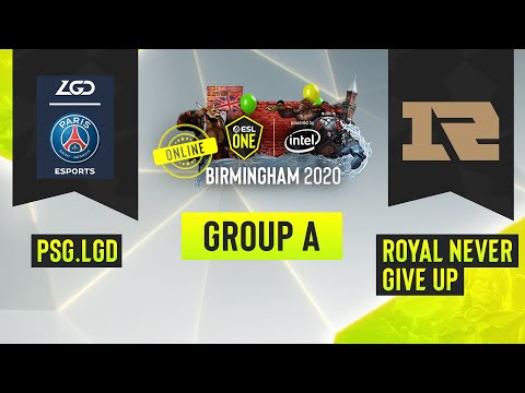 Dota2 - PSG.LGD vs. Royal Never Give Up - Game 1 - ESL One Birmingham 2020 - Group A - China