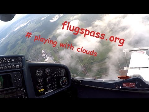 playing with clouds DV20 Katana Über den Wolken