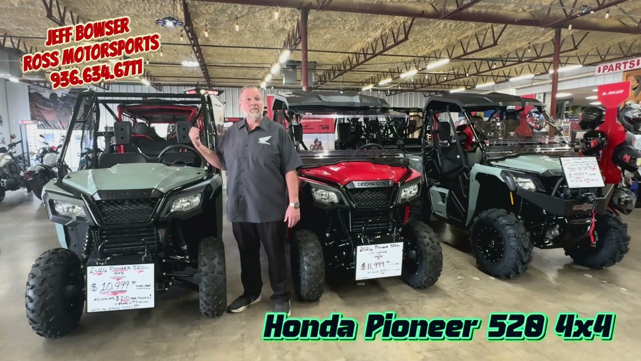 A photo of this 2026 Honda® Pioneer 520