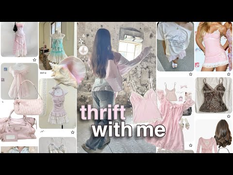 THRIFTING MY DREAM SUMMER CLOTHES🌸 pinterest inspired, y2k, shoujo girl