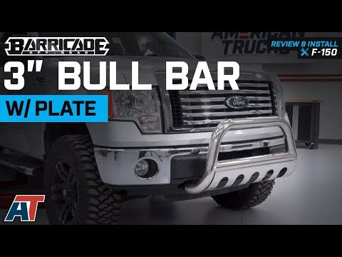 2004-2018 F150 Barricade 3" Bull Bar with Plate - Stainless Exc EcoBoost & Raptor Review & Install