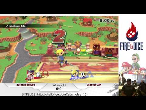 Fire&Dice Sunday #15 - Zenyou vs SFA Zan - Smash Wii U