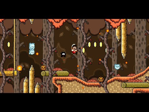 Super Mario Construct V8: A Floresta de Blazin'Souls (por Mandrut2003)