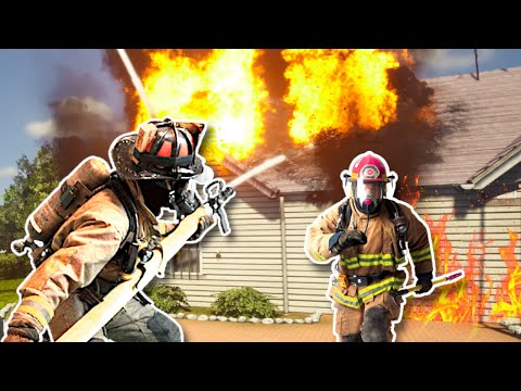 Becoming the Worst Firefighters! - Firefighting Simulator Multiplayer Gameplay