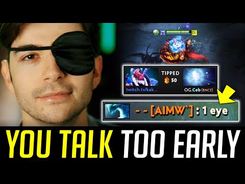 You Talk & Tipped too early against 2x TI Champ CEB DOTA 2