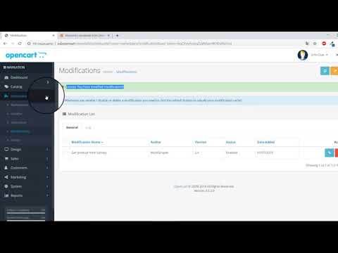 "Import products from Sunsky-online" OpenCart extension Installation process