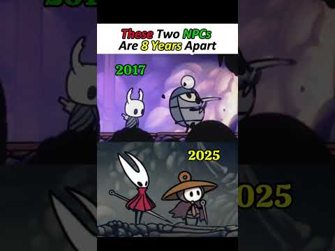 These Tow NPC are 8 Years apart - Hollow Knight Silksong